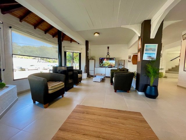 Recepción del apart hotel Punta Verde